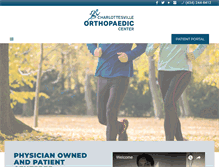 Tablet Screenshot of cvilleortho.com